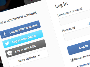 Now that I've said that Facebook will be deserted within the next few years, it left the question open of logging into sites using the "connect with. . ." option.